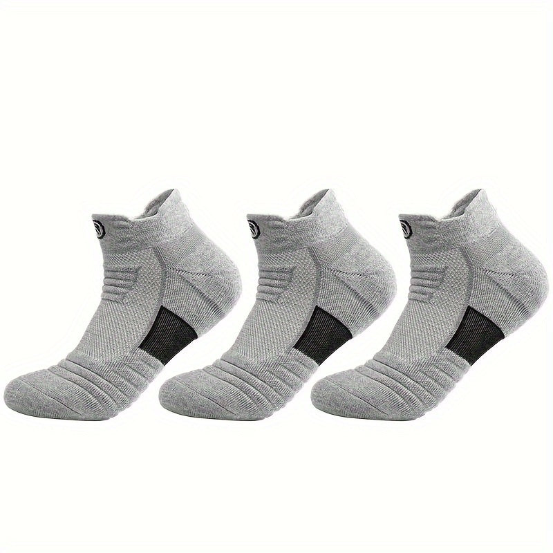 5 Pairs Marathon Compression Socks For Outdoor Fitness And Sports, Thin And Breathable Short Socks