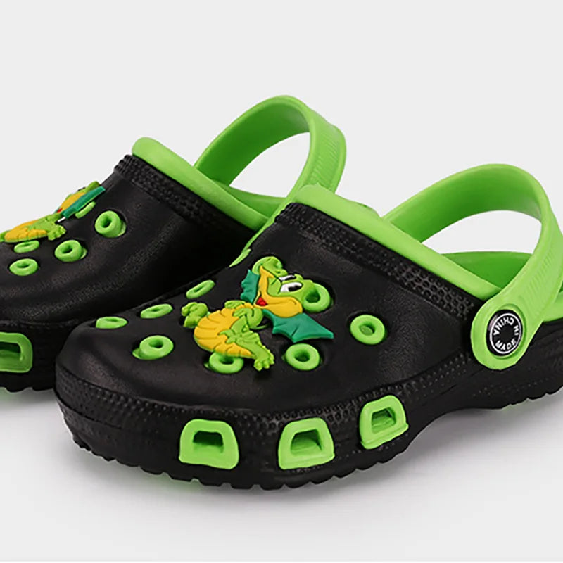 Children Mules Clogs Kids Summer Garden Cute Cartoons Shoes Girl Boy Beach Shoes