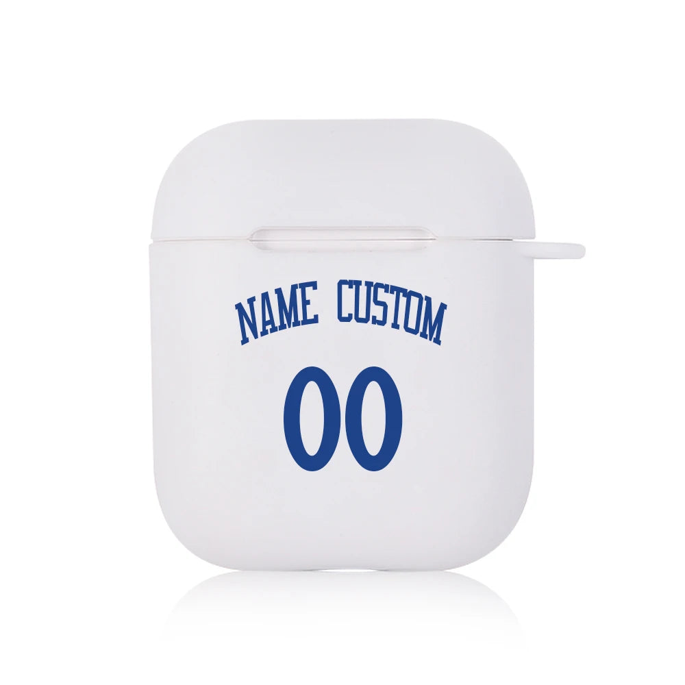 Soft Silicone Cover Logo Image Text Personalized Case for Air pods Pro