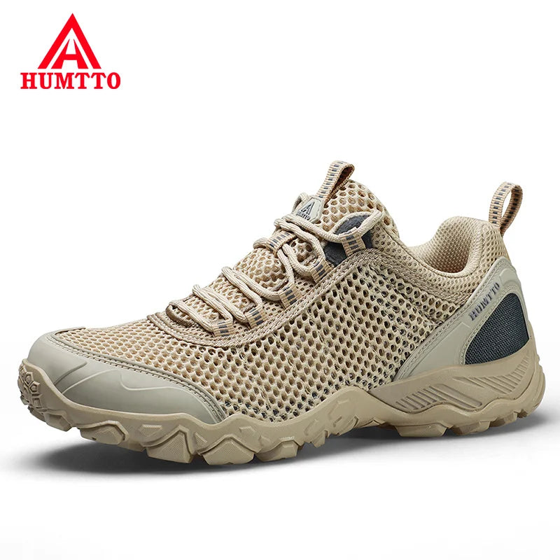 Humtto Summer Hiking Shoes Outdoor Walking Sneakers for Men Climbing Sport Women Men's Shoes Trekking Hunting Female Mens Shoes