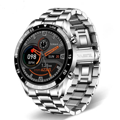 Luxury Full Circle Touch Screen Men Smart Watch