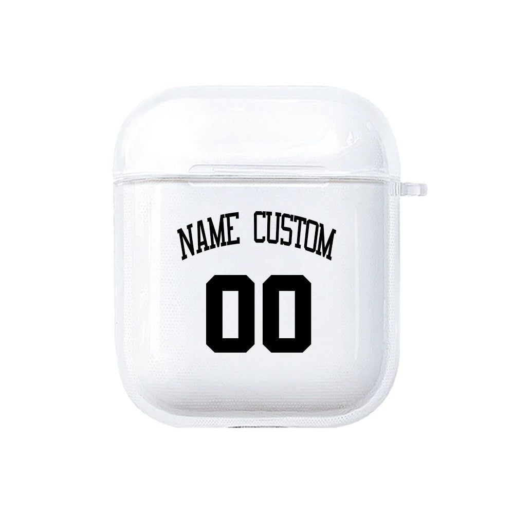 Soft Silicone Cover Logo Image Text Personalized Case for Air pods Pro