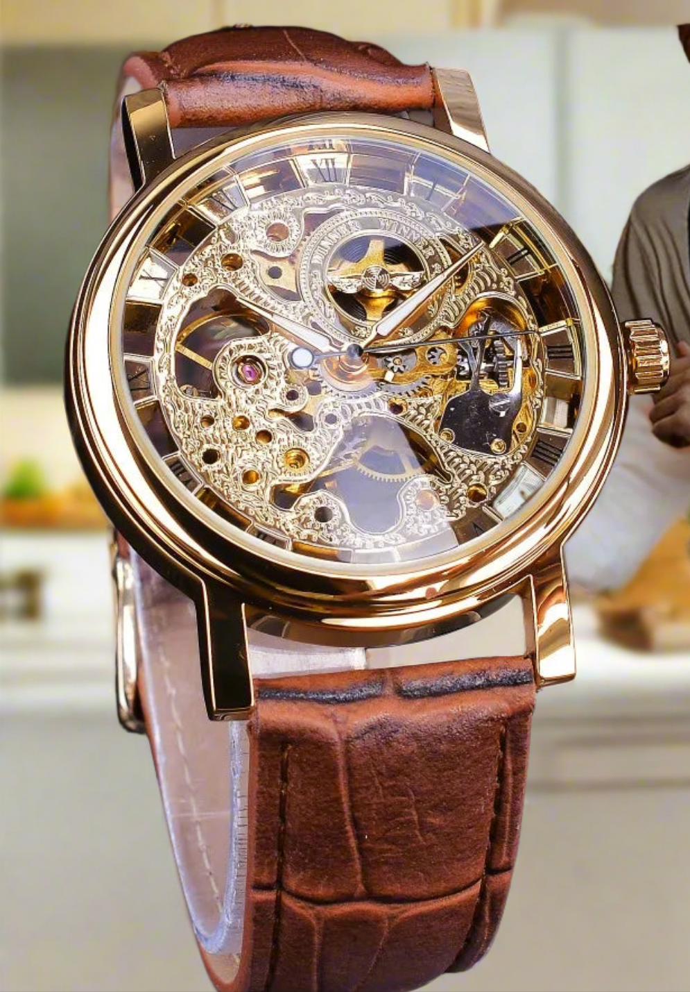  Mechanical Skeleton Watch