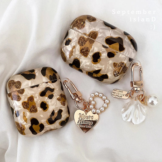 Leopard Girl Case for AirPods Pro 2 USB C Case for Airpod pro 2 Airpods3 Case Soft Silicone Cover for airpods pro 3 2 1 Funda - Beri Collection 