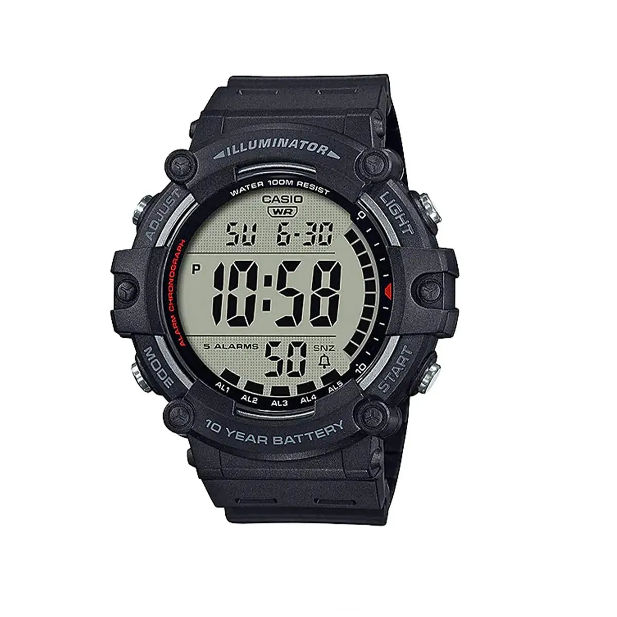 AE-1000W/1500W/1100WSports Watch Multifunctional Guide Date Stopwatch Student Male Watch Outdoor Waterproof Male Digital