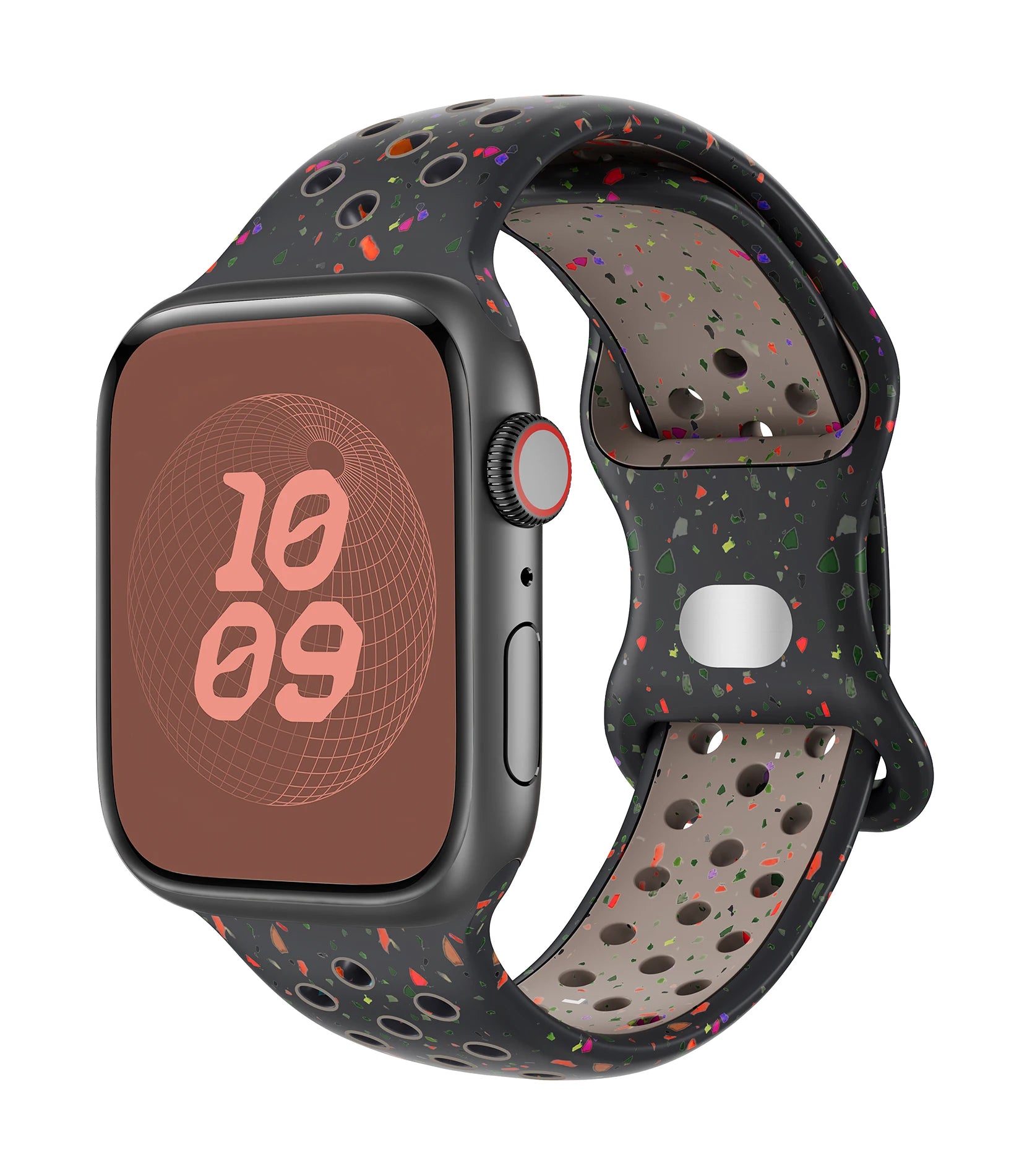 Sport Silicone Strap for Apple watch band 40mm 41mm 45mm 44mm 38mm 49mm Breathable bracelet iwatch Series 9 8 7 6 5 3 SE Ultra 2