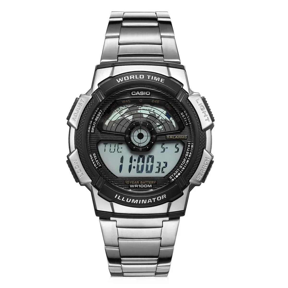 AE-1000W/1500W/1100WSports Watch Multifunctional Guide Date Stopwatch Student Male Watch Outdoor Waterproof Male Digital