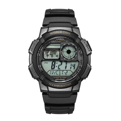 AE-1000W/1500W/1100WSports Watch Multifunctional Guide Date Stopwatch Student Male Watch Outdoor Waterproof Male Digital