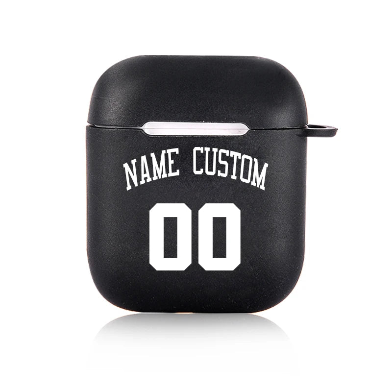 Soft Silicone Cover Logo Image Text Personalized Case for Air pods Pro