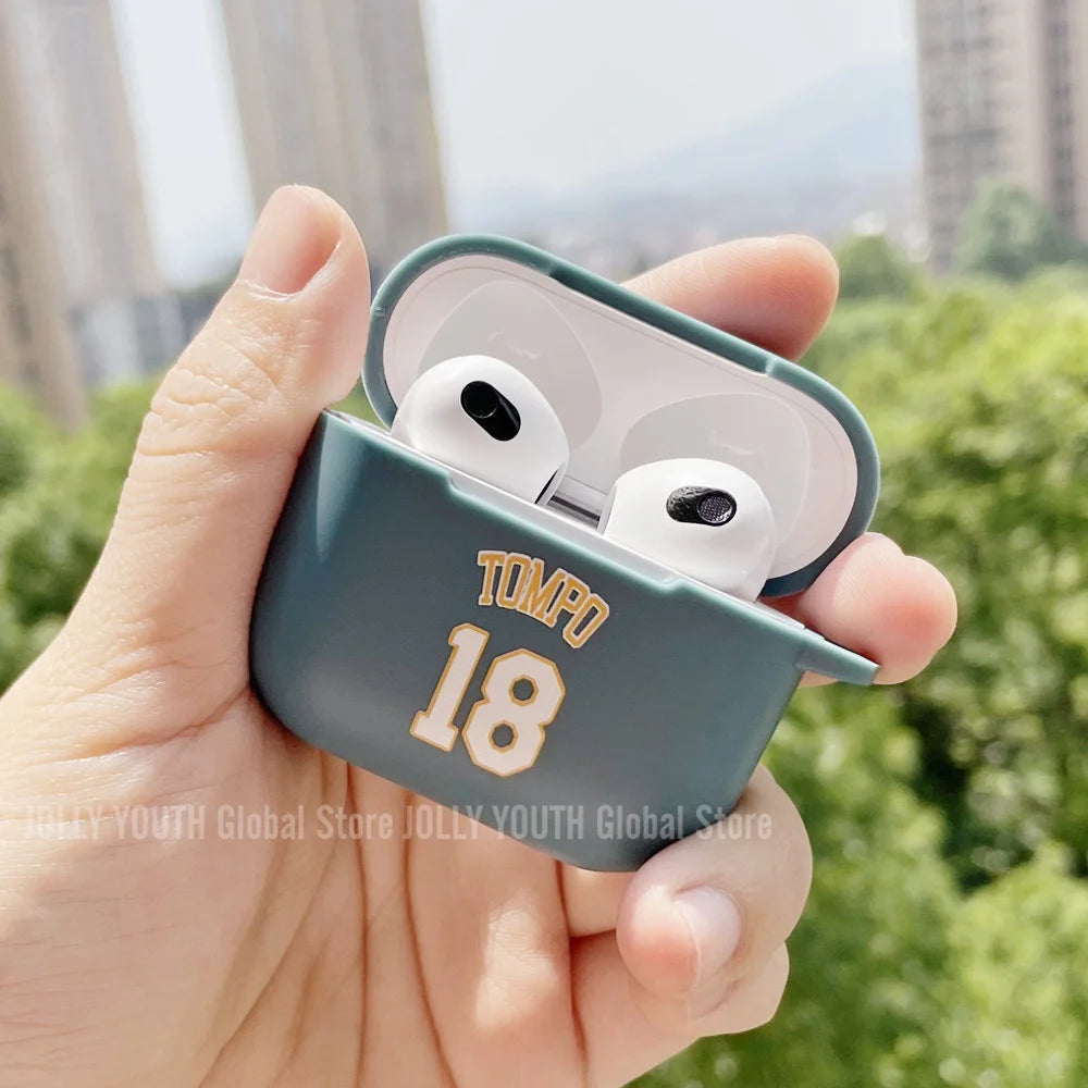 Soft Silicone Cover Logo Image Text Personalized Case for Air pods Pro