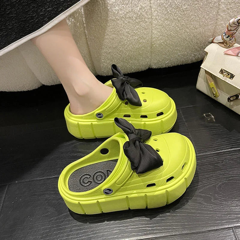 Platform Slippers Summer Women's Sandals 6cm Wedges Ladies Outdoor Clogs Thick Street Beach Slides Girls Flip Flops Garden Shoes