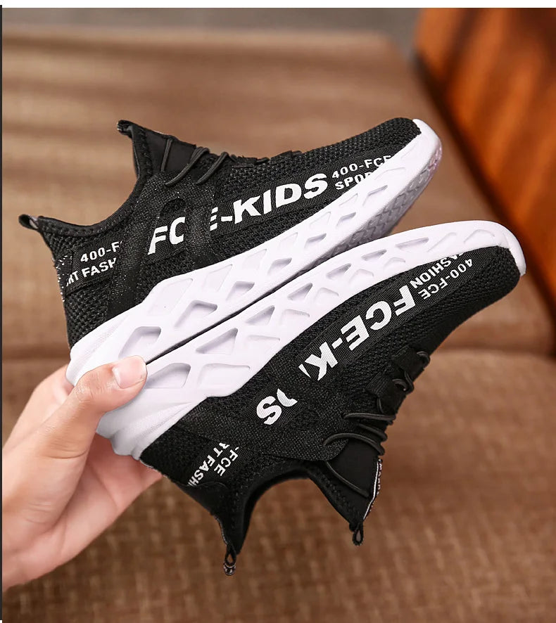 Kids Shoes Running Girls Boys School Casual Sports Tennis Sneakers Basketball Outdoor Air Mesh Summer Children Shoes Non-slip