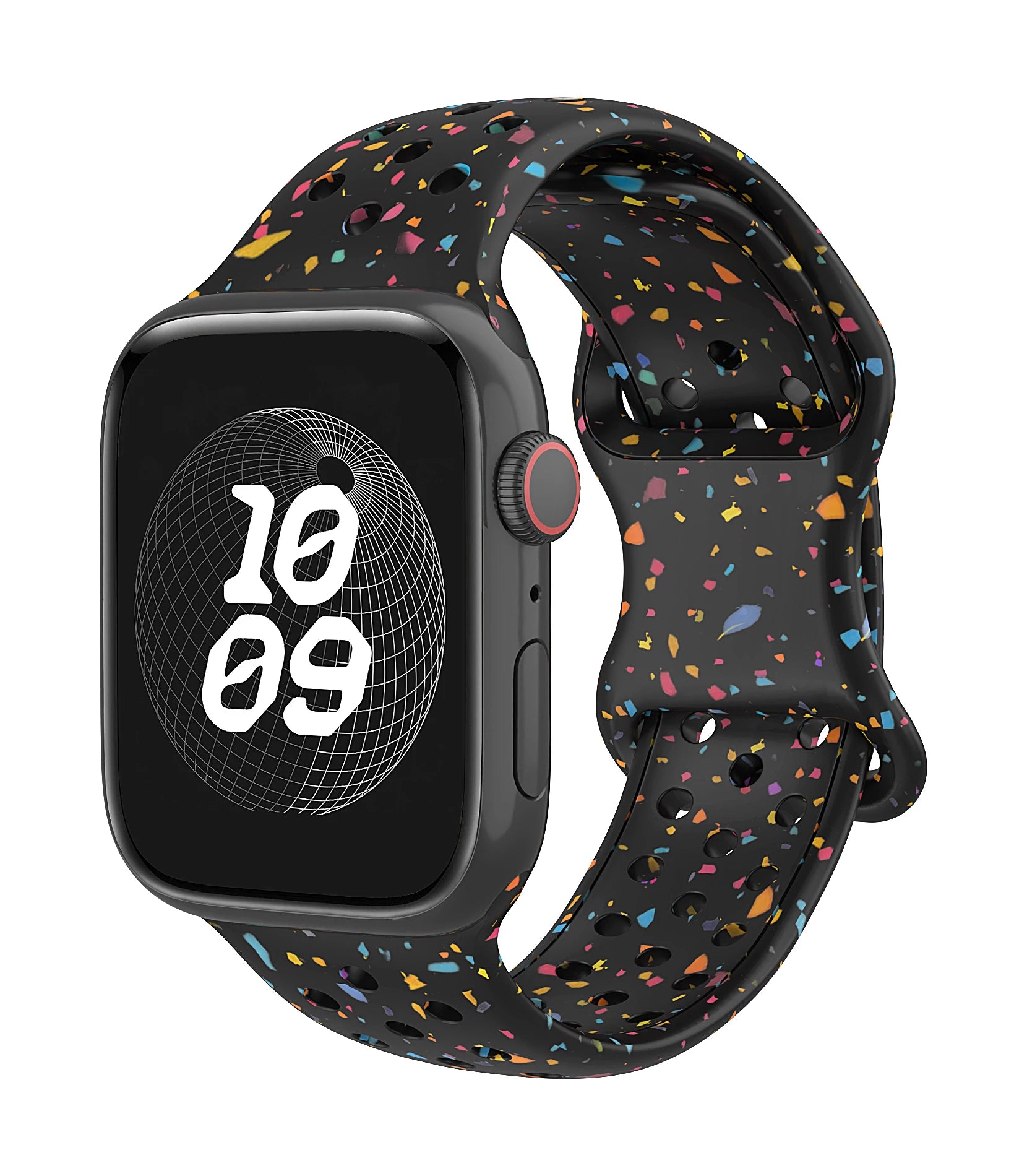 Sport Silicone Strap for Apple watch band 40mm 41mm 45mm 44mm 38mm 49mm Breathable bracelet iwatch Series 9 8 7 6 5 3 SE Ultra 2