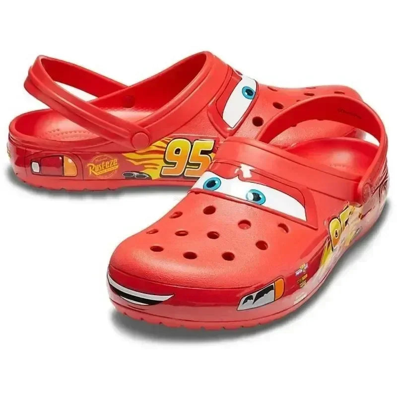 Disney-McQueen Pixar cartoon clogs casual sandals for teens