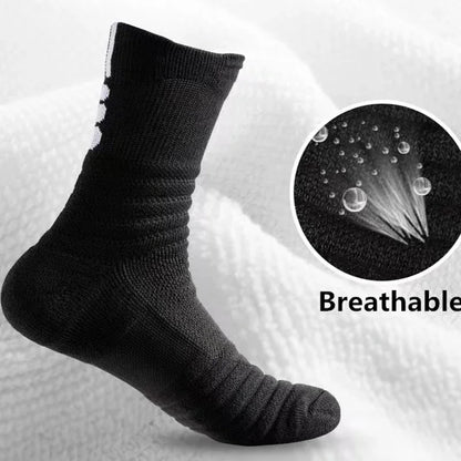 Anti-slip Football Cotton Sock Soccer Basketball Sport Socks Breathable Deodorous