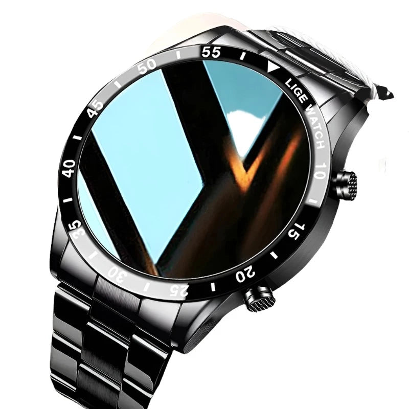 Luxury Full Circle Touch Screen Men Smart Watch