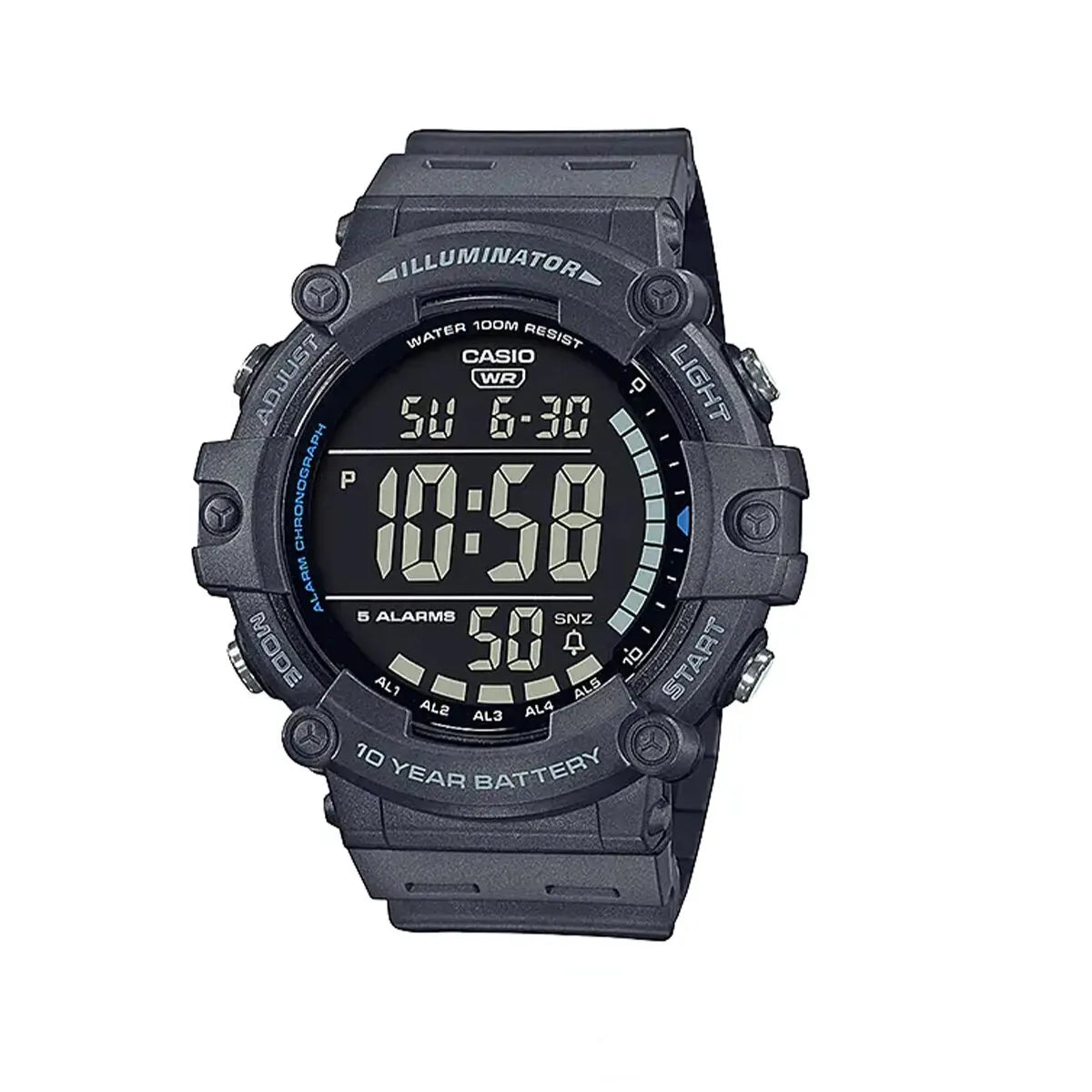 AE-1000W/1500W/1100WSports Watch Multifunctional Guide Date Stopwatch Student Male Watch Outdoor Waterproof Male Digital