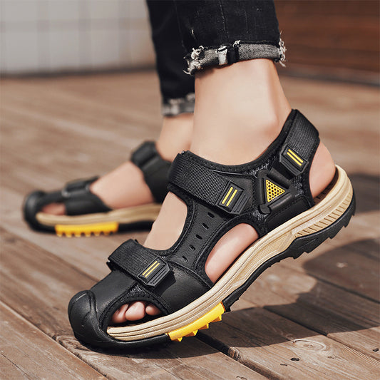 Men's Leather Casual Sandals Outdoor - Beri Collection 